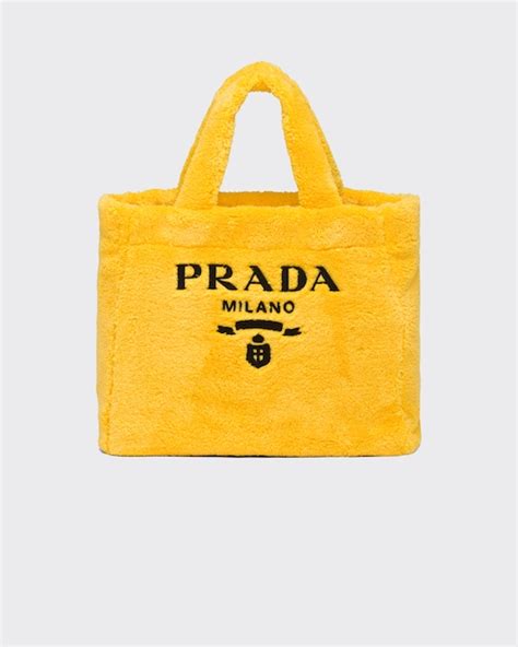 Yellow/black Terry Tote Bag .